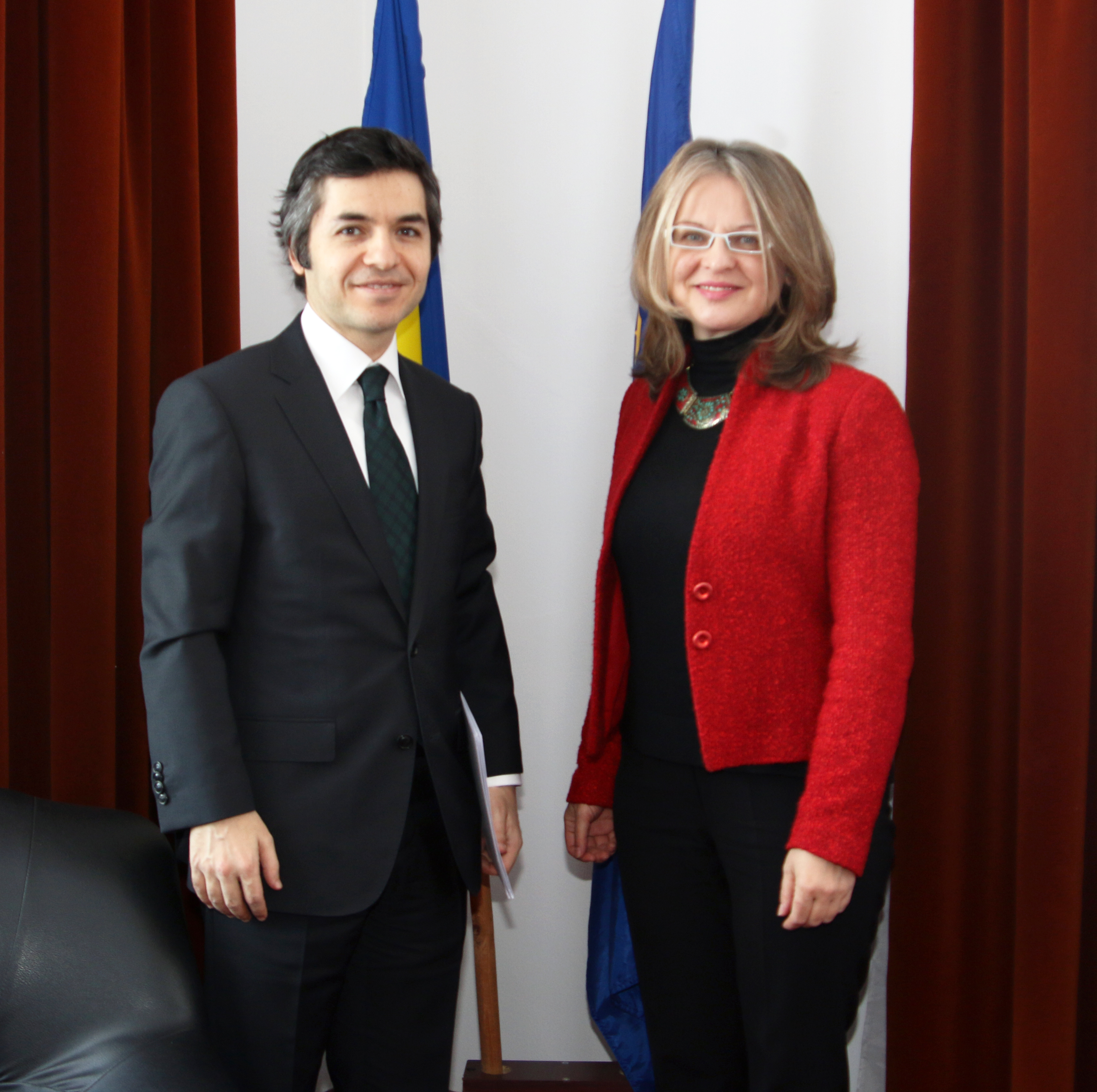Întrevederea preşedintei Comisiei pentru afaceri europene a Senatului României, doamna senator Gabriela Creţu, cu ambasadorul Republicii Turcia în România, domnul Osman Koray Ertaş  