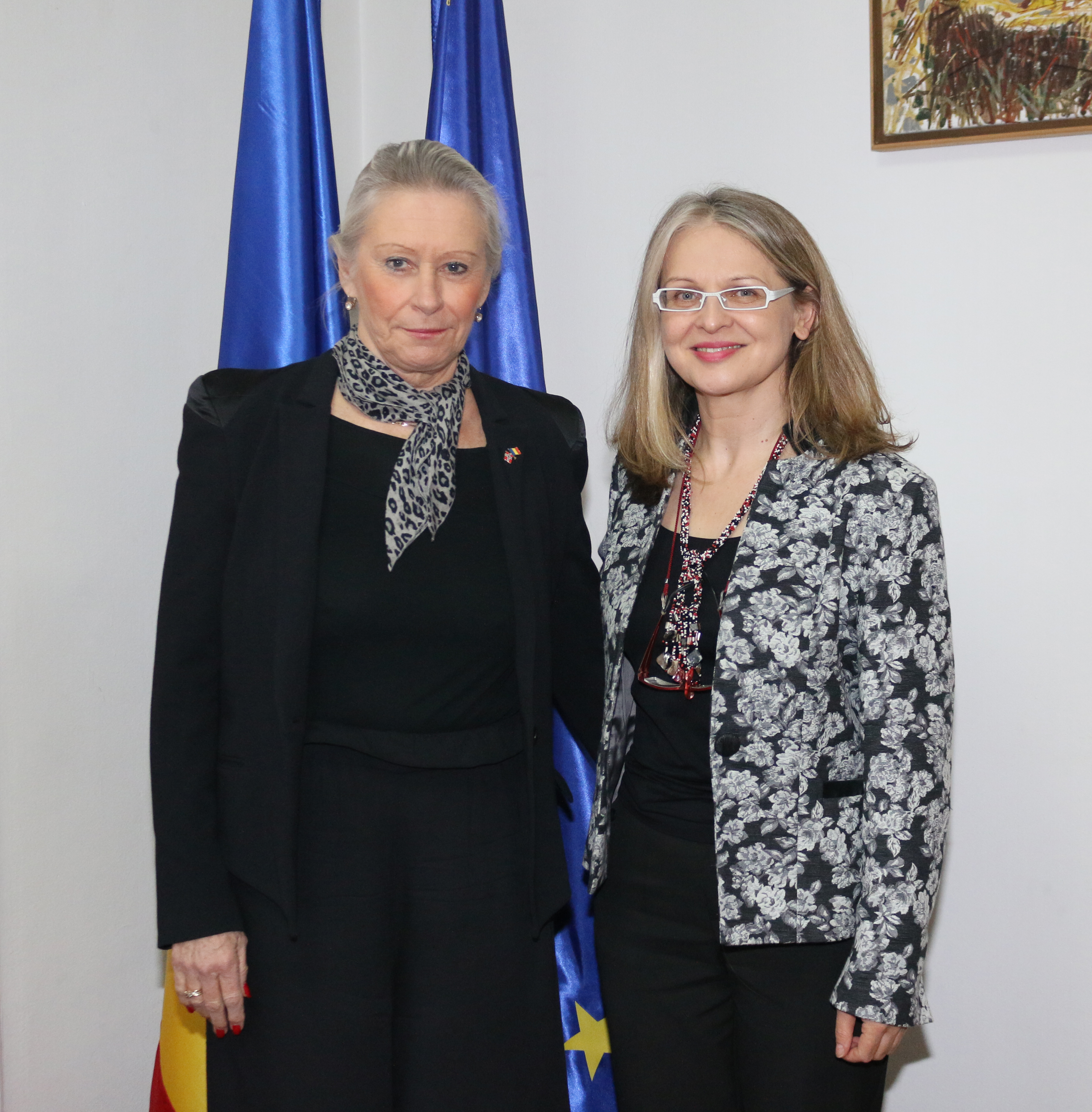 Întrevederea dnei senator Gabriela Crețu, președinta Comisiei pentru afaceri europene a Senatului, cu E.S. dna Lise Nicoline Kleven Grevstad, ambasadorul Regatului Norvegiei la București 