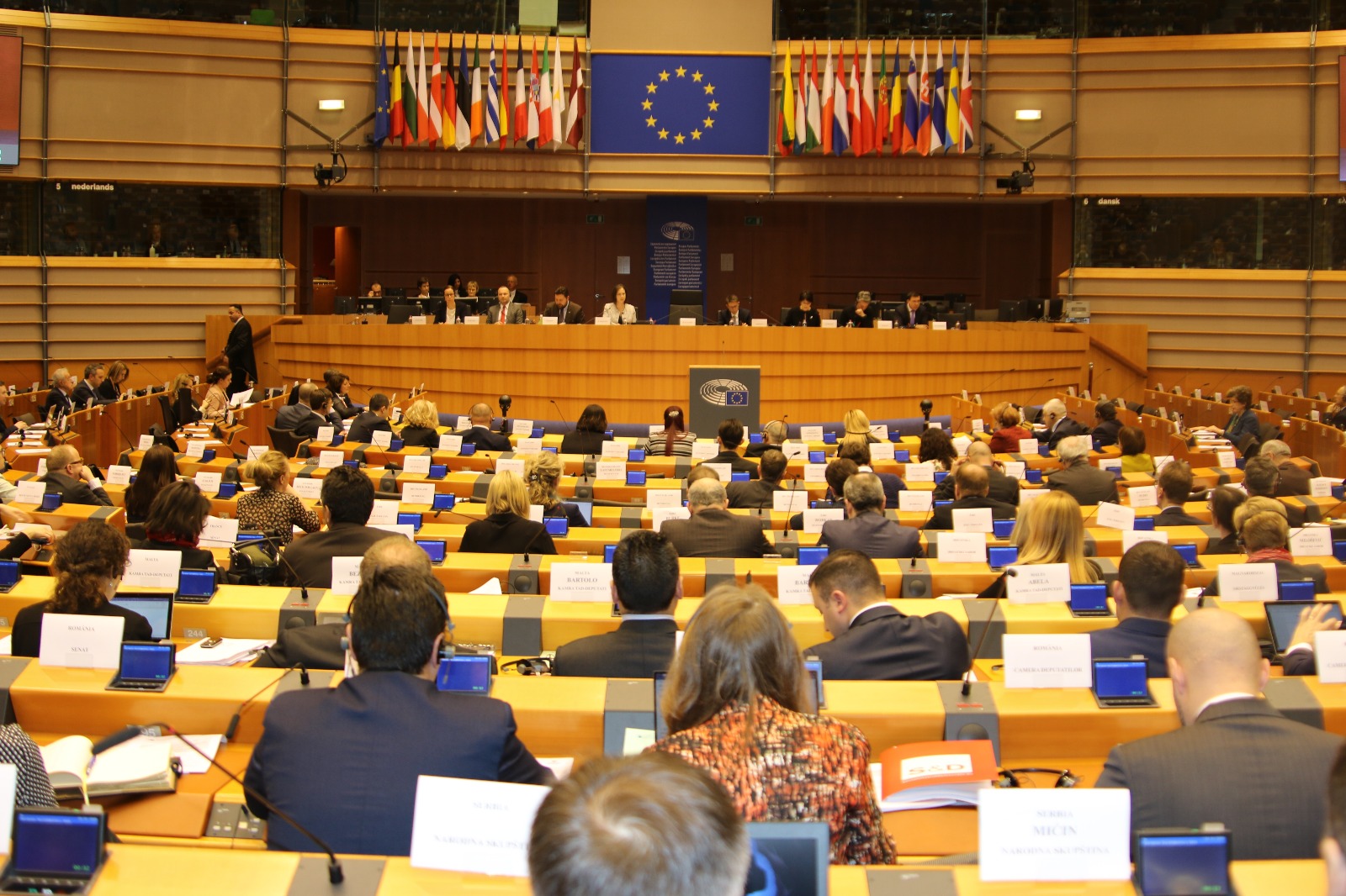 Participarea doamnei senator Gabriela Crețu, președinta Comisiei pentru Afaceri Europene din Senatul României la Conferința interparlamentară privind stabilitatea, coordonarea și guvernanța economică în Uniunea Europeană - Semestrul European, Bruxelles, 19 - 20 februarie 2018