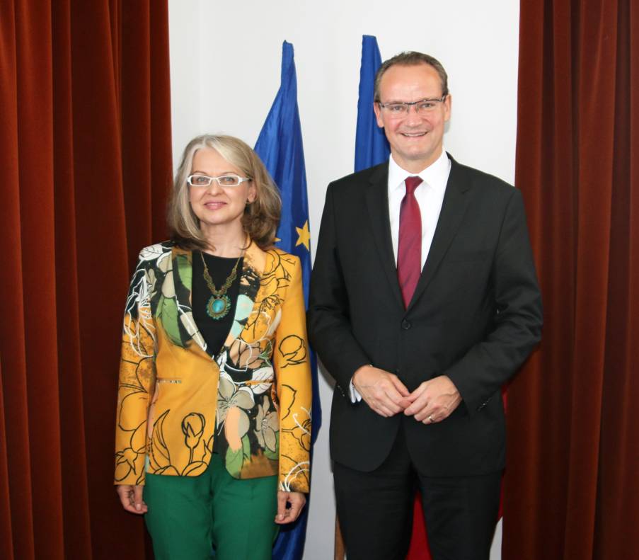 Întrevederea doamnei senator Gabriela Crețu, președinta Comisiei pentru afaceri europene a Senatului, cu domnul Gunther Krichbaum, președintele Comisiei pentru afacerile Uniunii Europene a Bundestag-ului German – marți, 22 mai 2018