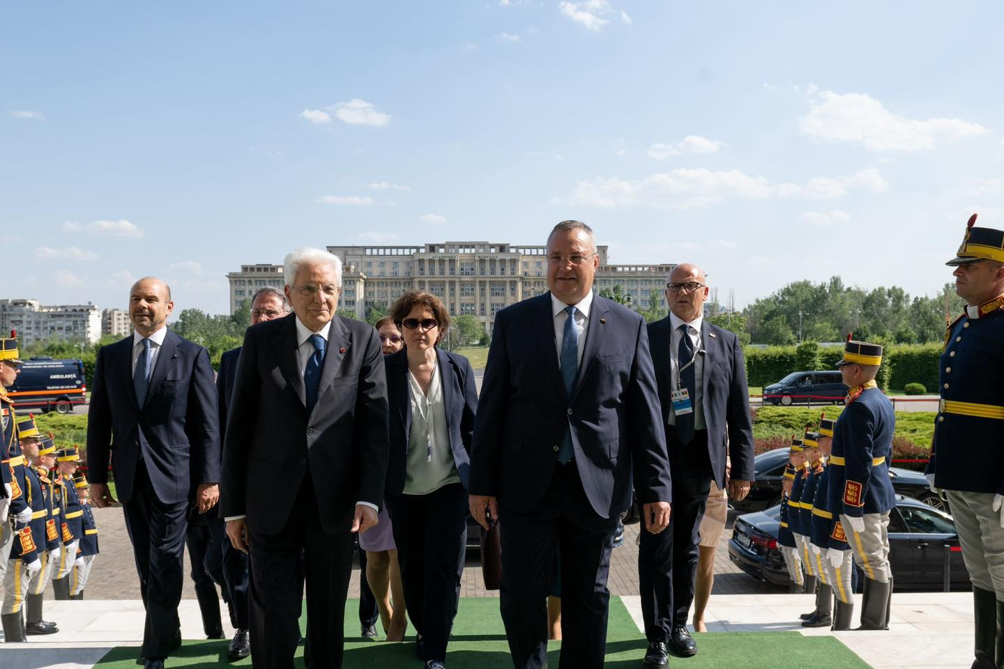 Întrevederea președintelui Senatului, Nicolae-Ionel Ciucă, cu Președintele  Republicii Italiene, Sergio Mattarella  