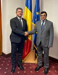 Primirea de către președintele Comisiei pentru politică externă a Senatului României, senatorul Titus Corlățean, a ambasadorului Statului Kuwait la București, Talal Mansour Alhajeri