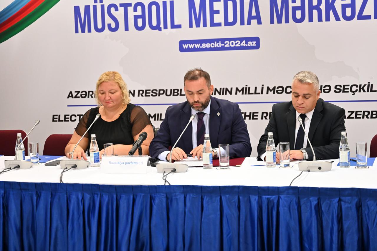 Participarea senatorului Cristian-Augustin Niculescu-Țâgârlaș, președintele Comisiei juridice, de numiri, disciplină, imunităţi şi validări, la misiunea de monitorizare a alegerilor parlamentare din Republica Azerbaidjan